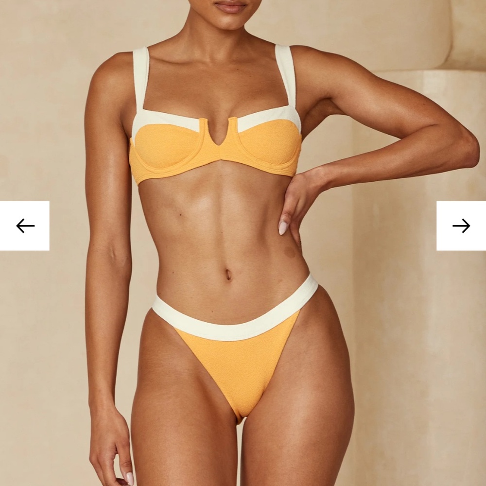 Monday Swimwear Clovelly Top Clementine Boucle